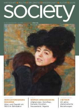 Cover des society Magazins Nummer 372: Dezember 2017 bis Juni 2018